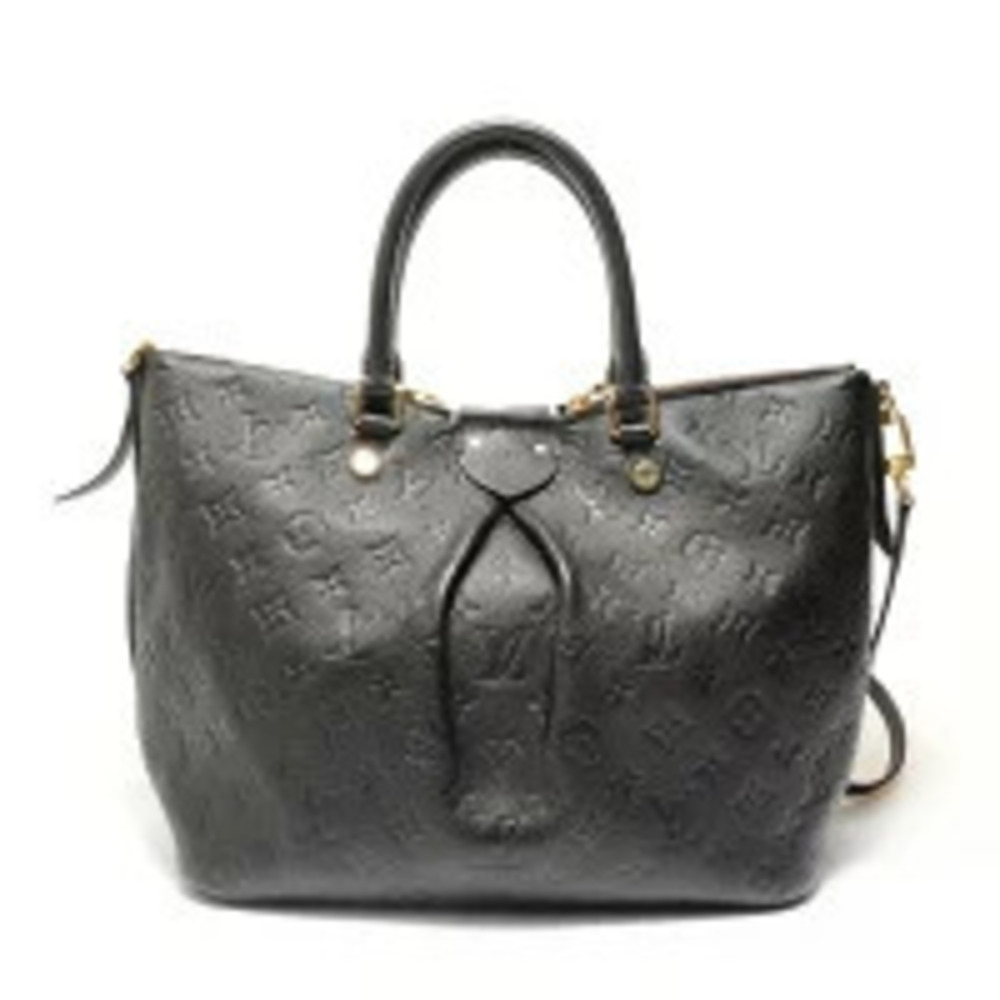 Louis Vuitton Monogram Empreinte Mazarine Tote Bag Black